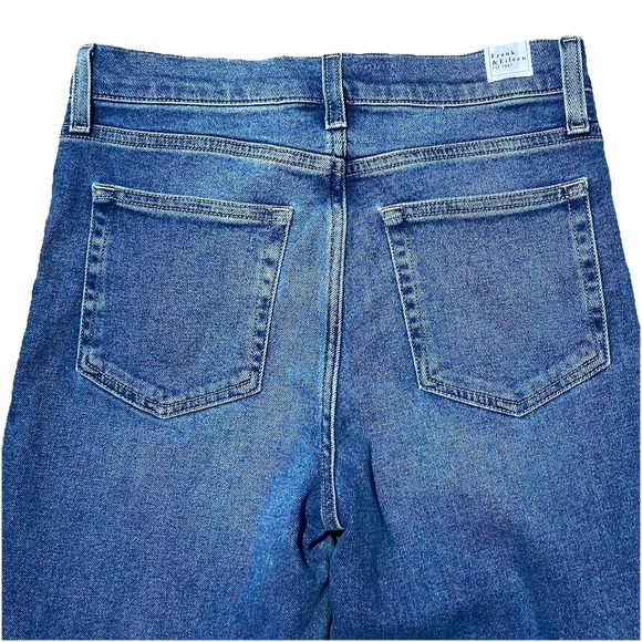 Frank & Eileen Size 27x27 Antique Blue Medium Wash Cork Straight Leg Denim Jeans - Picture 7 of 12